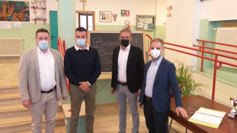 Prima campanella a Pinzolo: la visita dell’assessore provinciale Roberto Failoni