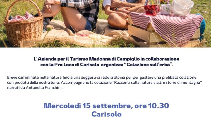 COLAZIONE SULL’ERBA al CASTAGNETO DI CARISOLO