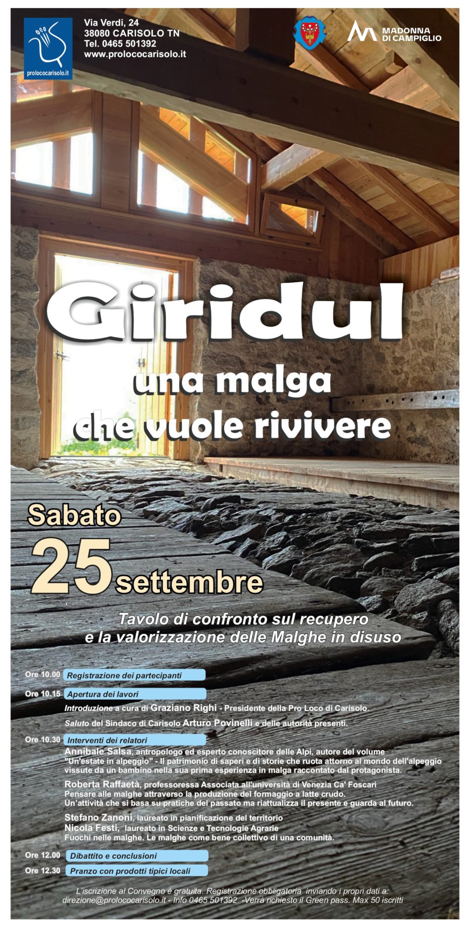 Convegno “Giridul una malga che vuole rivivere”