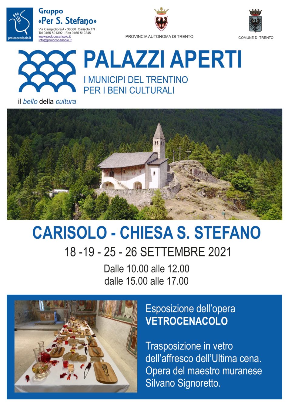 Iniziativa PALAZZI APERTI – apertura straordinaria chiesa S. Stefano