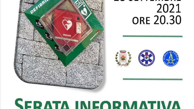 18 settembre – Mavignola: Serata informativa sull’uso del defibrillatore