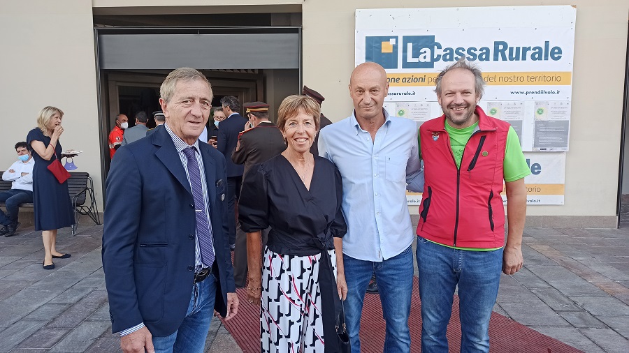 Valter Vidi, Fabrizia Caola, Silvio Mondinelli e Paolo Querio