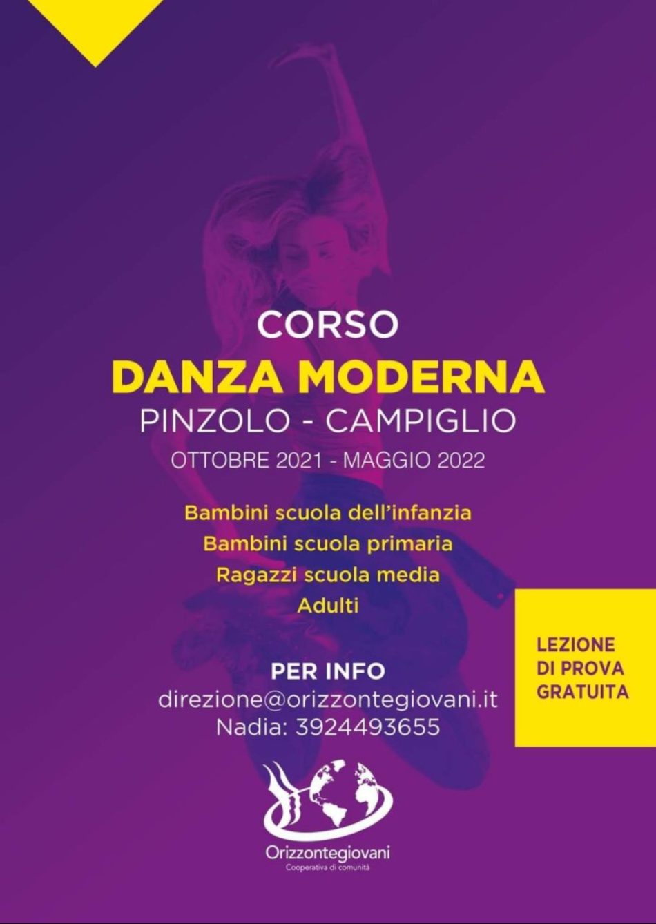 Corso DANZA MODERNA Pinzolo-Campiglio