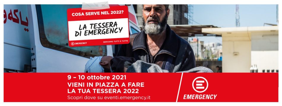 Emergency – Giornata Nazionale del Tesseramento 9/10 ottobre