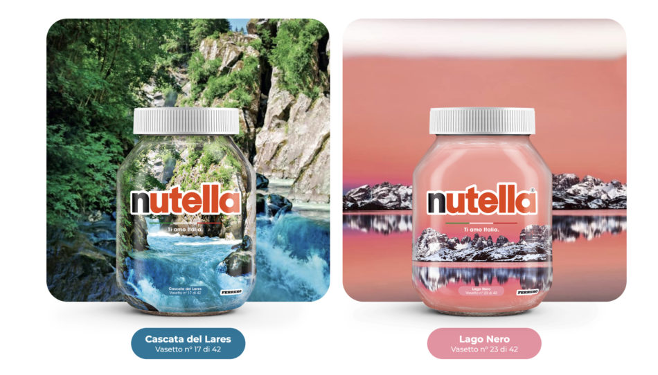 Nutella, Cascata del Lares Vasetto 17 e Lago Nero Vasetto 23