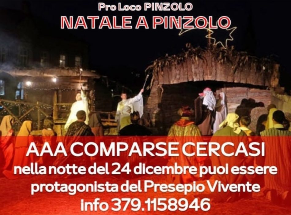 La Pro Loco Pinzolo cerca comparse: il 24 dicembre vuoi essere protagonista del Presepio Vivente?