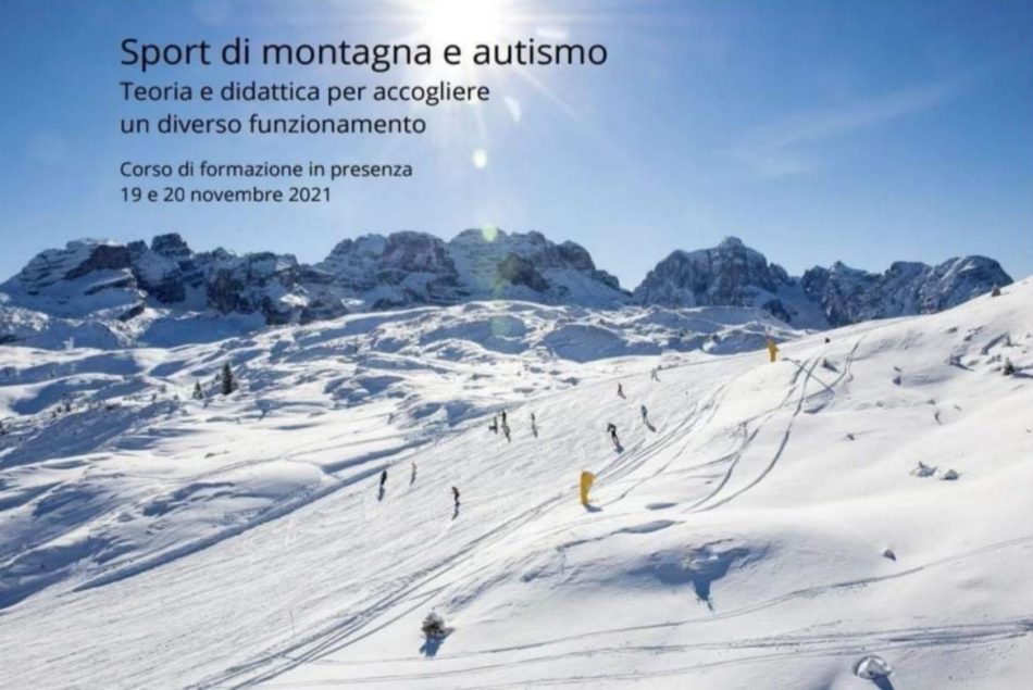Sport di montagna e autismo, al via un corso di formazione per gli operatori del settore