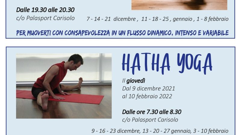 CORSI DI YOGA AL PALASPORT DI CARISOLO