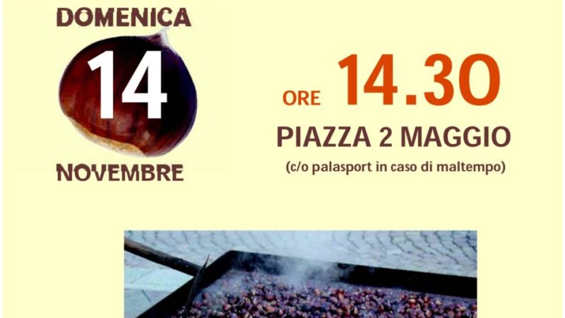 Domenica 14 novembre Castagnata di S.Martino in piazza a Carisolo