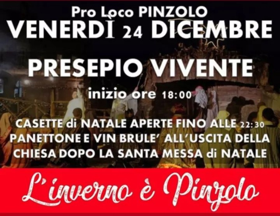 Domani 24 dicembre, dalle 18:00 – Presepio vivente a Pinzolo. Alle 21.30 la rappresentazione della Natività in piazza S.Giacomo