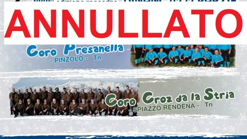 7 dicembre: Concerto di Natale al Paladolomiti – CONCERTO ANNULLATO