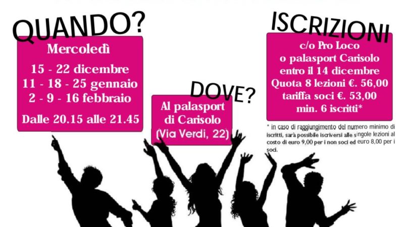 BALLI DI GRUPPO dal 15 dicembre 2021 al 16 febbraio 2022