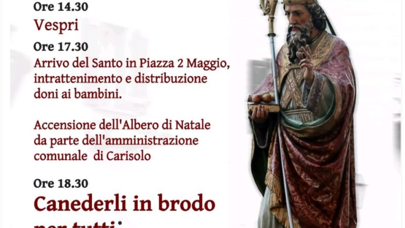 6 dicembre – Sagra di San Nicolò a Carisolo