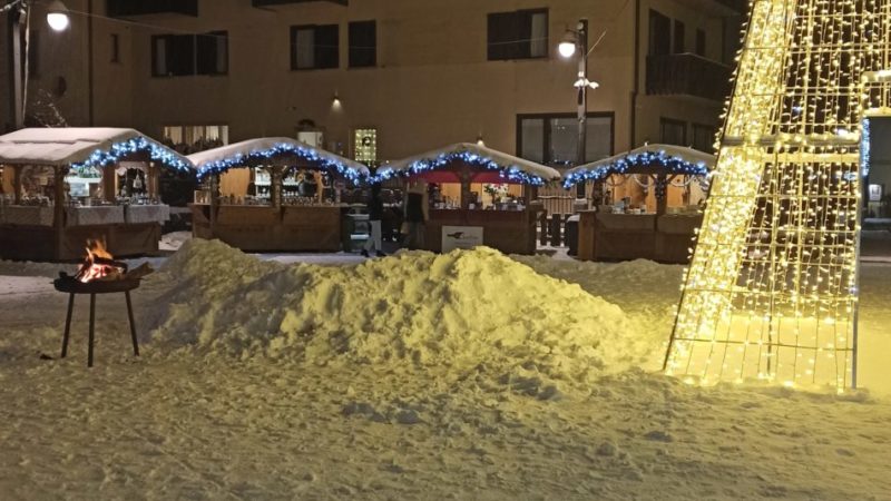 L’incantesimo della neve nel centro di Pinzolo