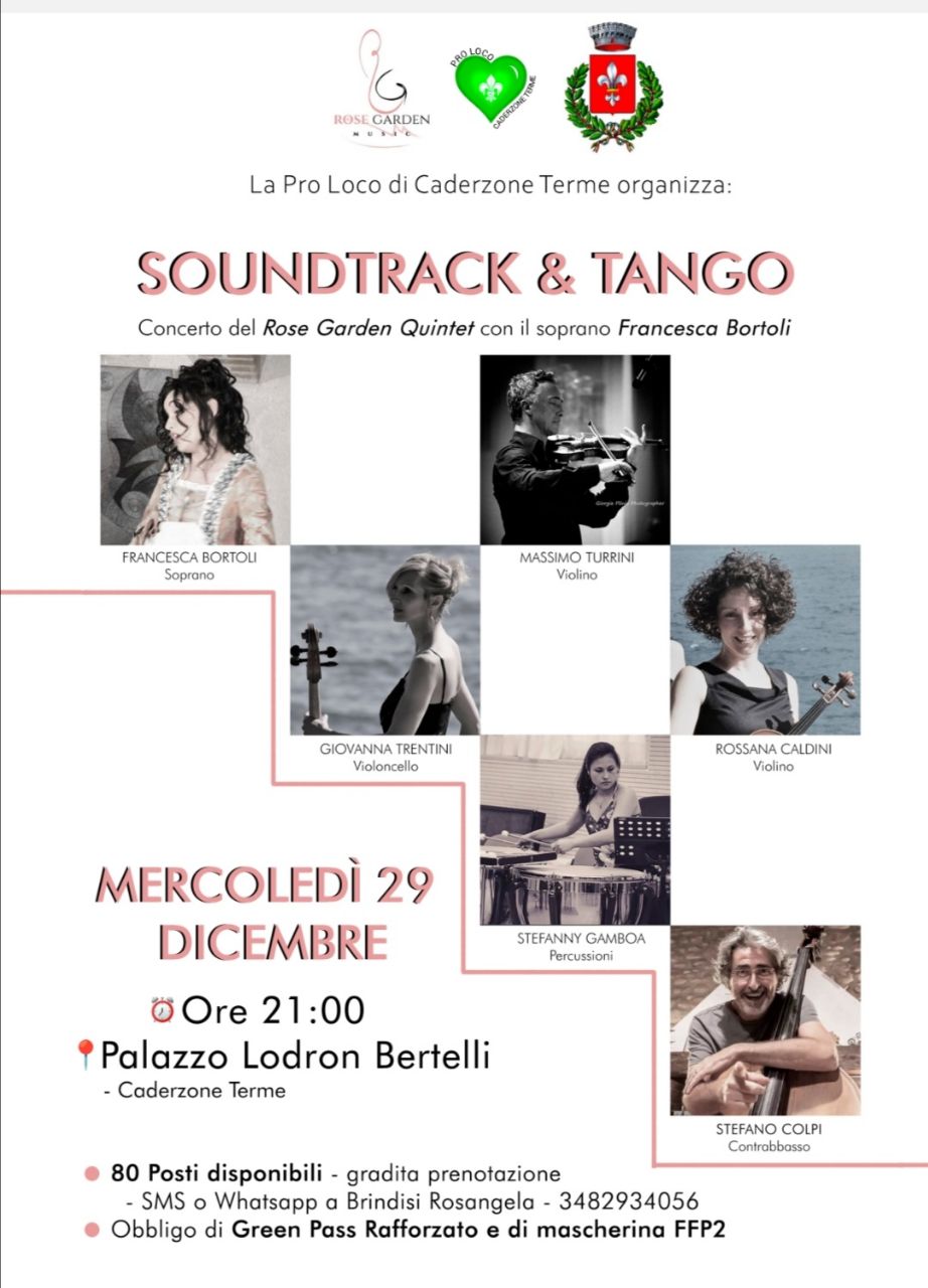 29 dicembre: Soundtrack & Tango a Caderzone
