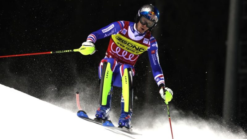 Noel sale subito alla ribalta nella prima manche a Campiglio