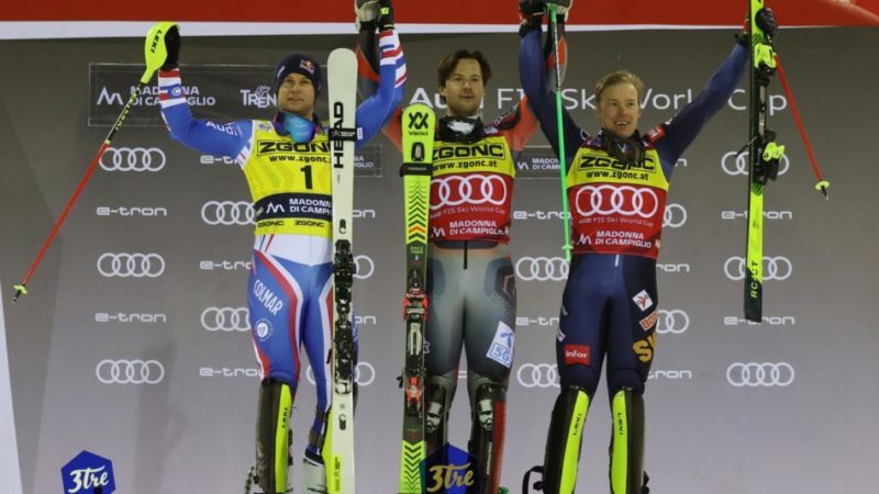 Slalom da batticuore a Campiglio: vince Foss-Solevåg, tre azzurri nella top-10