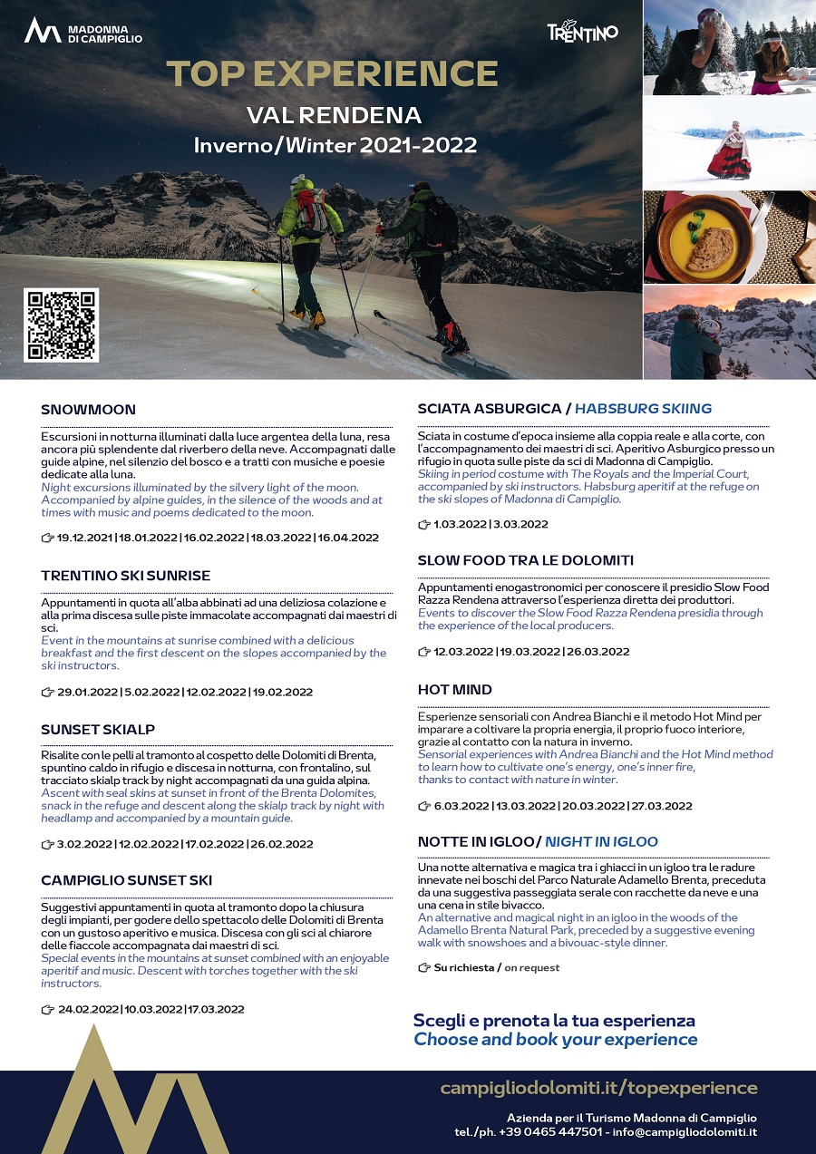 TOP EXPERIENCE inverno 2021-2022