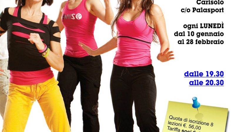 CORSO DI ZUMBA AL PALASPORT DI CARISOLO