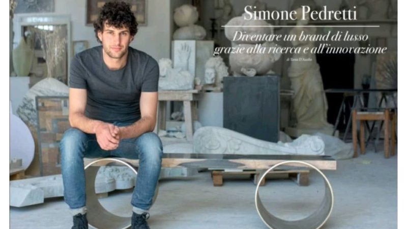 Simone Pedretti intervistato dalla prestigiosa rivista Luxury