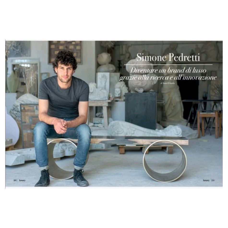 Simone Pedretti intervistato dalla prestigiosa rivista Luxury