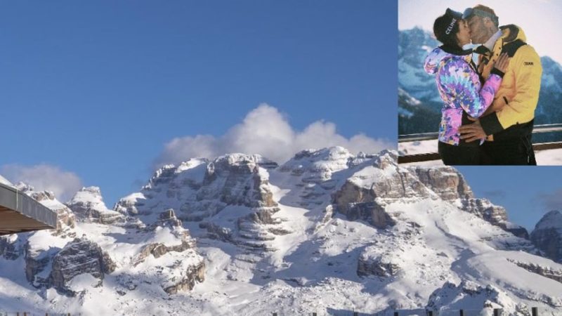 Giulia Salemi e Pierpaolo Pretelli, relax e coccole all’ombra delle Dolomiti di Brenta