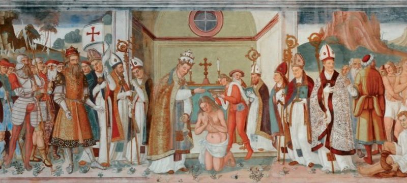 Una descrizione di 140 anni fa delle opere dei Baschenis in Val Rendena