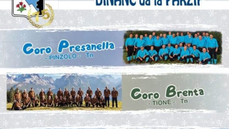 Paladolomiti, 3 gennaio 2022: Concerto di Natale