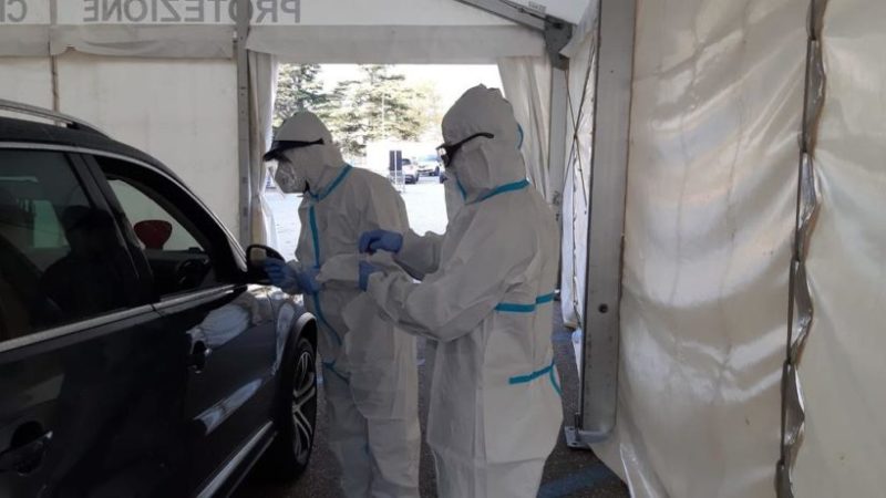 Il test rapido va prenotato con i codici allegati al referto positivo