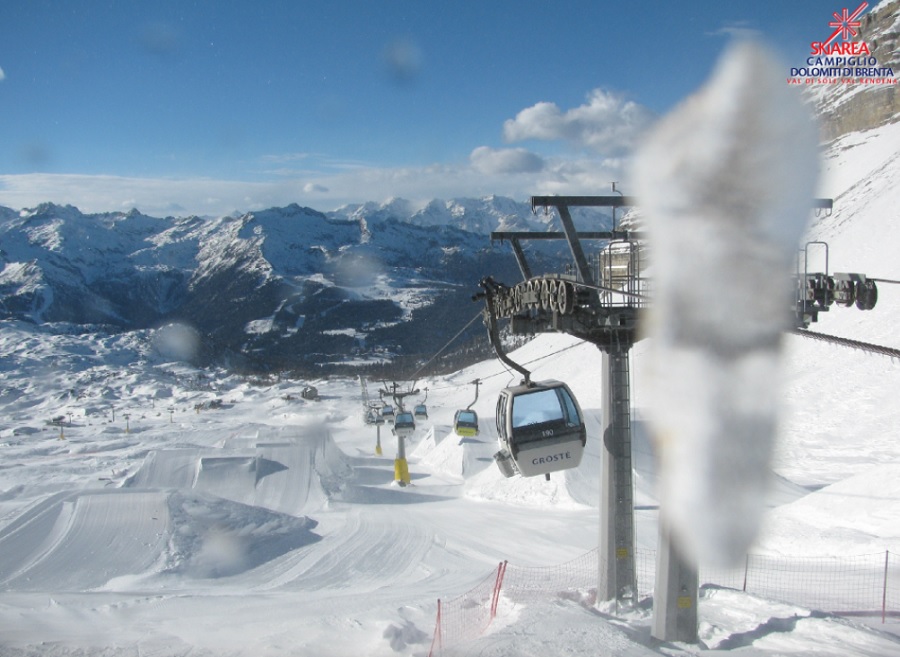 Forte vento in quota: chiusi nel pomeriggio alcuni impianti a Campiglio e Folgarida-Marilleva