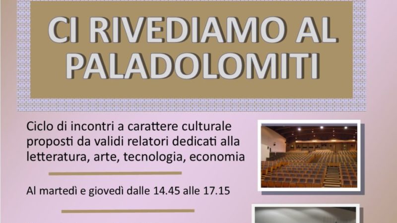 Torna “Ci vediamo al Paladolomiti”