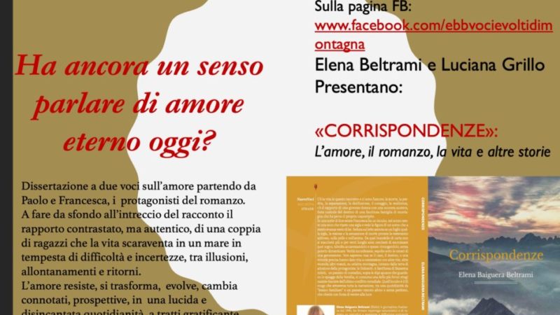 Conversazione sul tema dell’amore eterno con Luciana Grillo editorialista e scrittrice