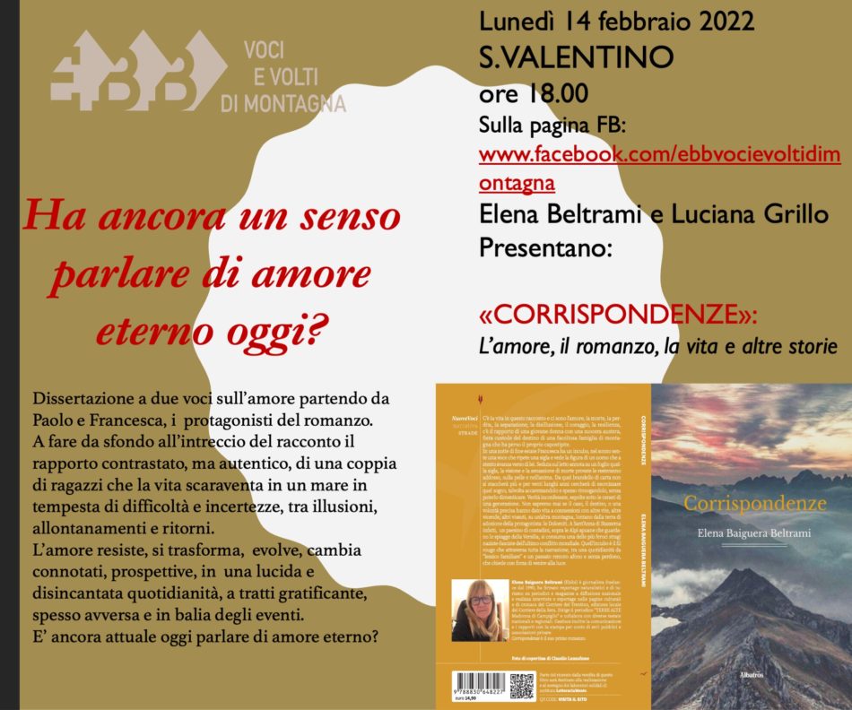 Conversazione sul tema dell’amore eterno con Luciana Grillo editorialista e scrittrice