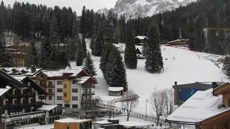 La neve torna a cadere sulla skiarea Campiglio
