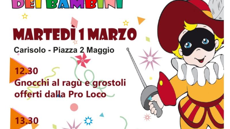 CARISOLO: CARNEVALE DEI BAMBINI 2022