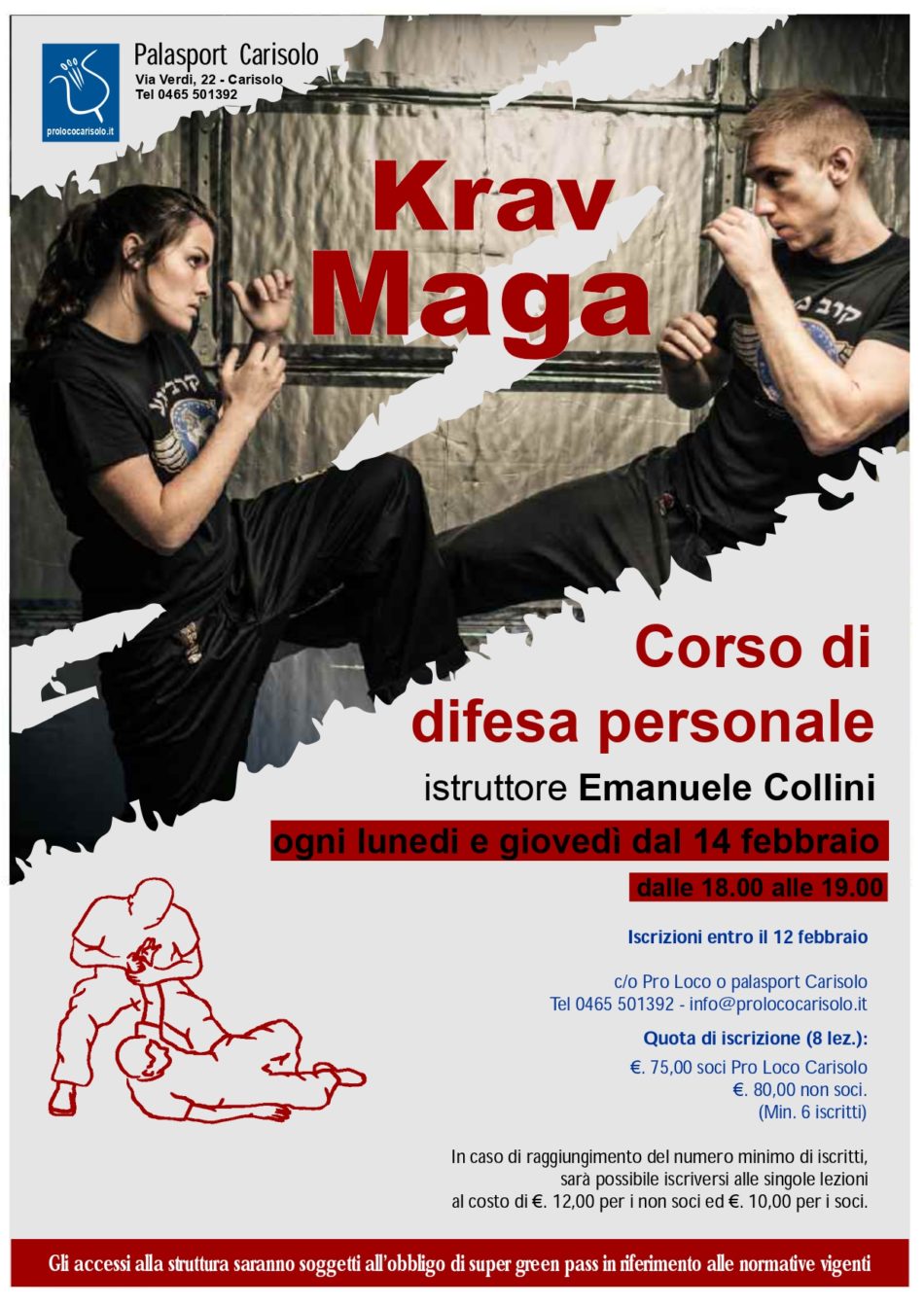Corso di difesa personale con l’istruttore Emanuele Collini