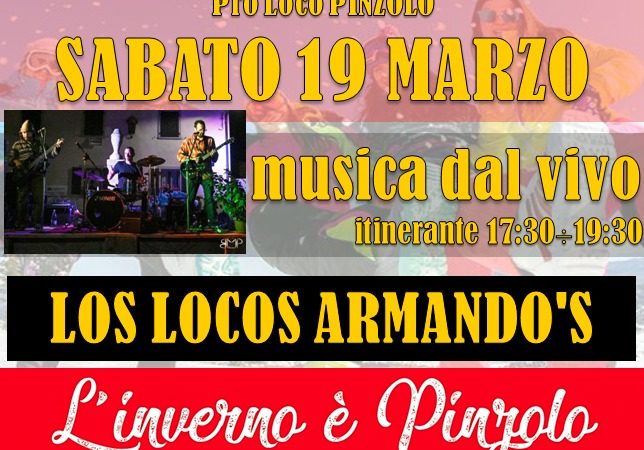 Sabato 19 marzo: Musica dal vivo e beneficenza in piazza Carera a Pinzolo