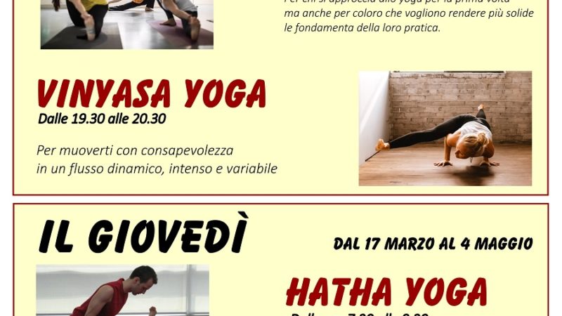 Nuovi corsi di yoga al Palasport di Carisolo