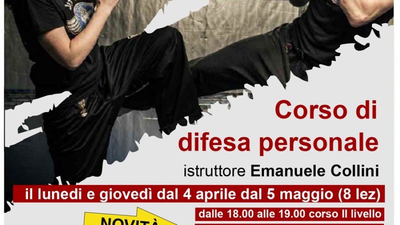Nuovo corso di krav maga al palasport di Carisolo con l’istruttore Emanuele Collini!