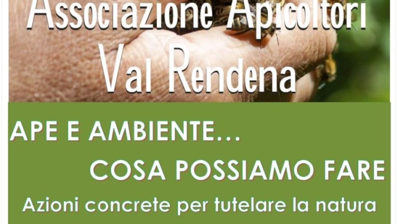 Incontro “Api e ambiente” – Pinzolo, sabato 7 maggio 2022