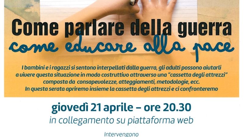 Come parlare della guerra – Come educare alla pace