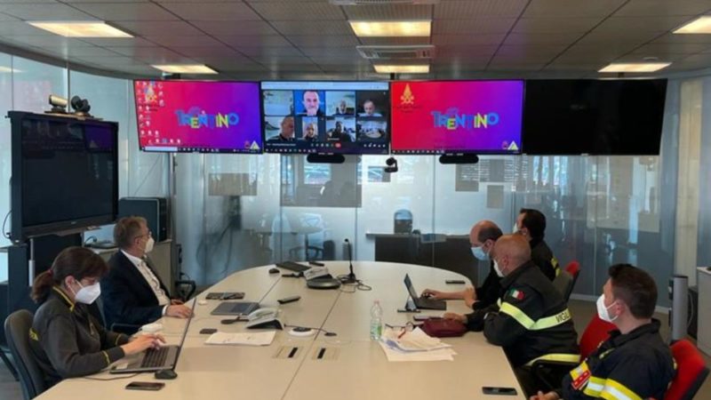 Incendio a Bondone di Storo: il debriefing delle forze messe in campo