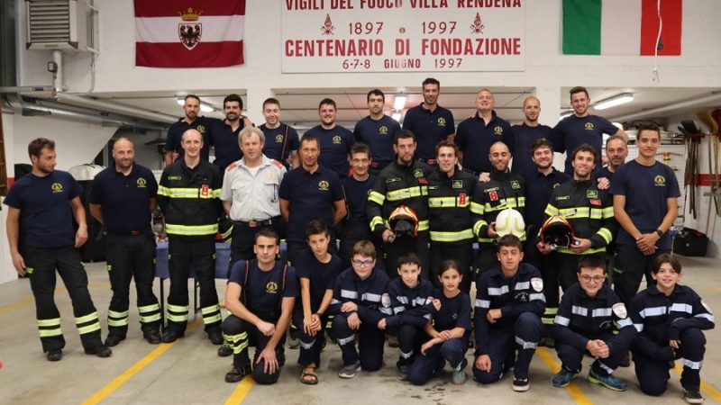 Rinnovo delle cariche per i Pompieri di Villa Rendena
