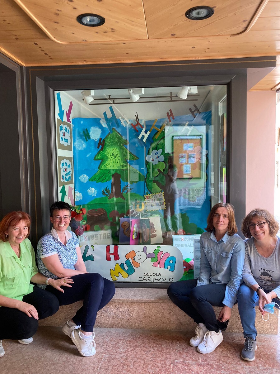“L’H Mutolina” della Scuola Primaria di Carisolo alla Sisley di Pinzolo