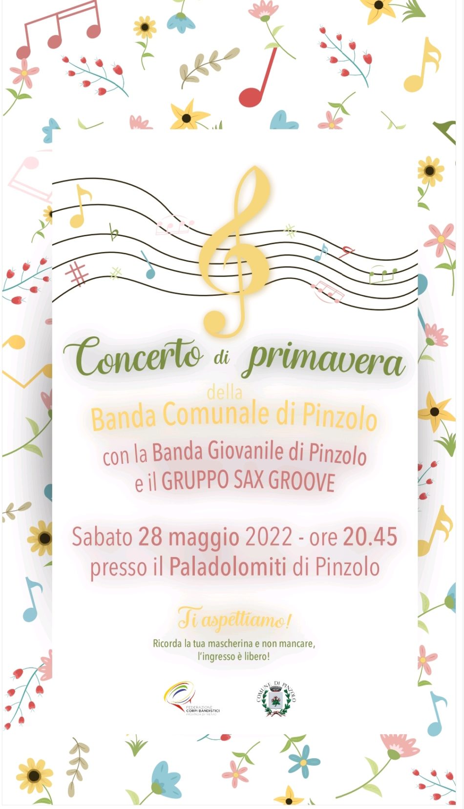 28 maggio: “Concerto di Primavera” al Paladolomiti