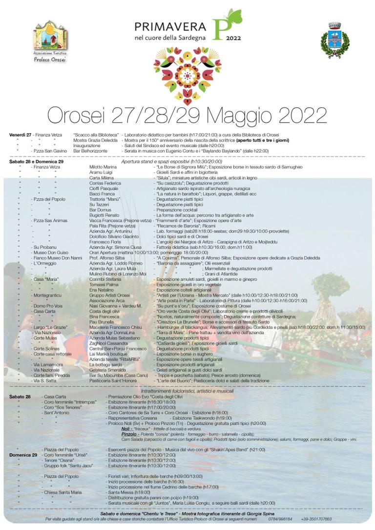 Anche La Pro Loco Di Pinzolo A Orosei Per La Festa Primavera Nel Cuore 
