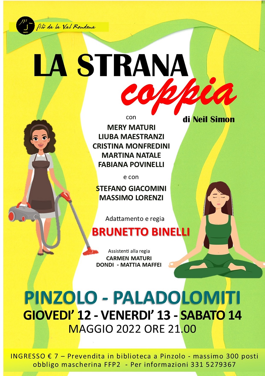 Paladolomiti: “La strana coppia” 12-13-14 maggio 2022