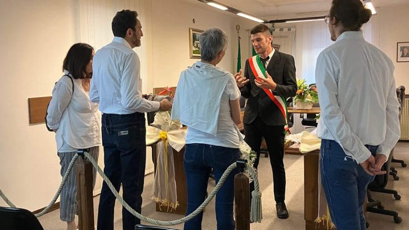 C&G di Milano scelgono MASSIMENO come oasi romantica,  tranquilla e semplice per dire il loro SÍ