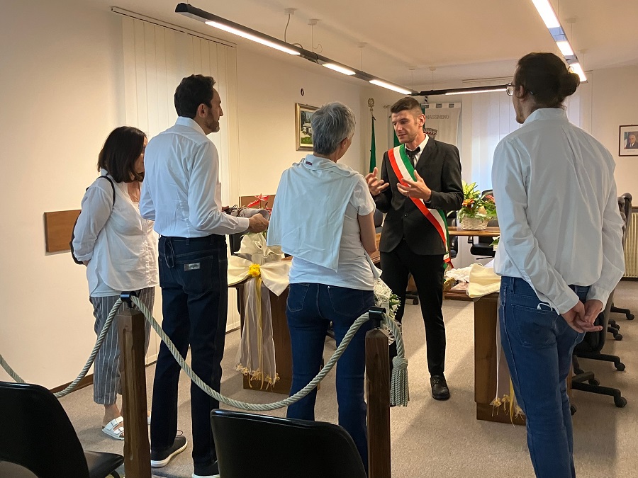 C&G di Milano scelgono MASSIMENO come oasi romantica,  tranquilla e semplice per dire il loro SÍ