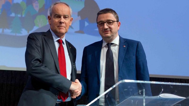 Maurizio Fugatti e  Roberto Simoni firmano il nuovo “patto” per lo sviluppo del Trentino